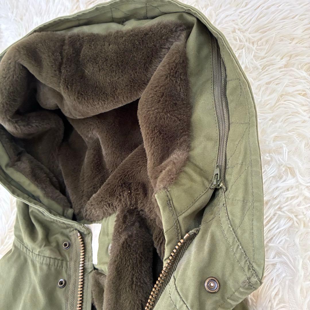 UNBLEACHED VENTILE モッズコート　フードボアベストライナー付き