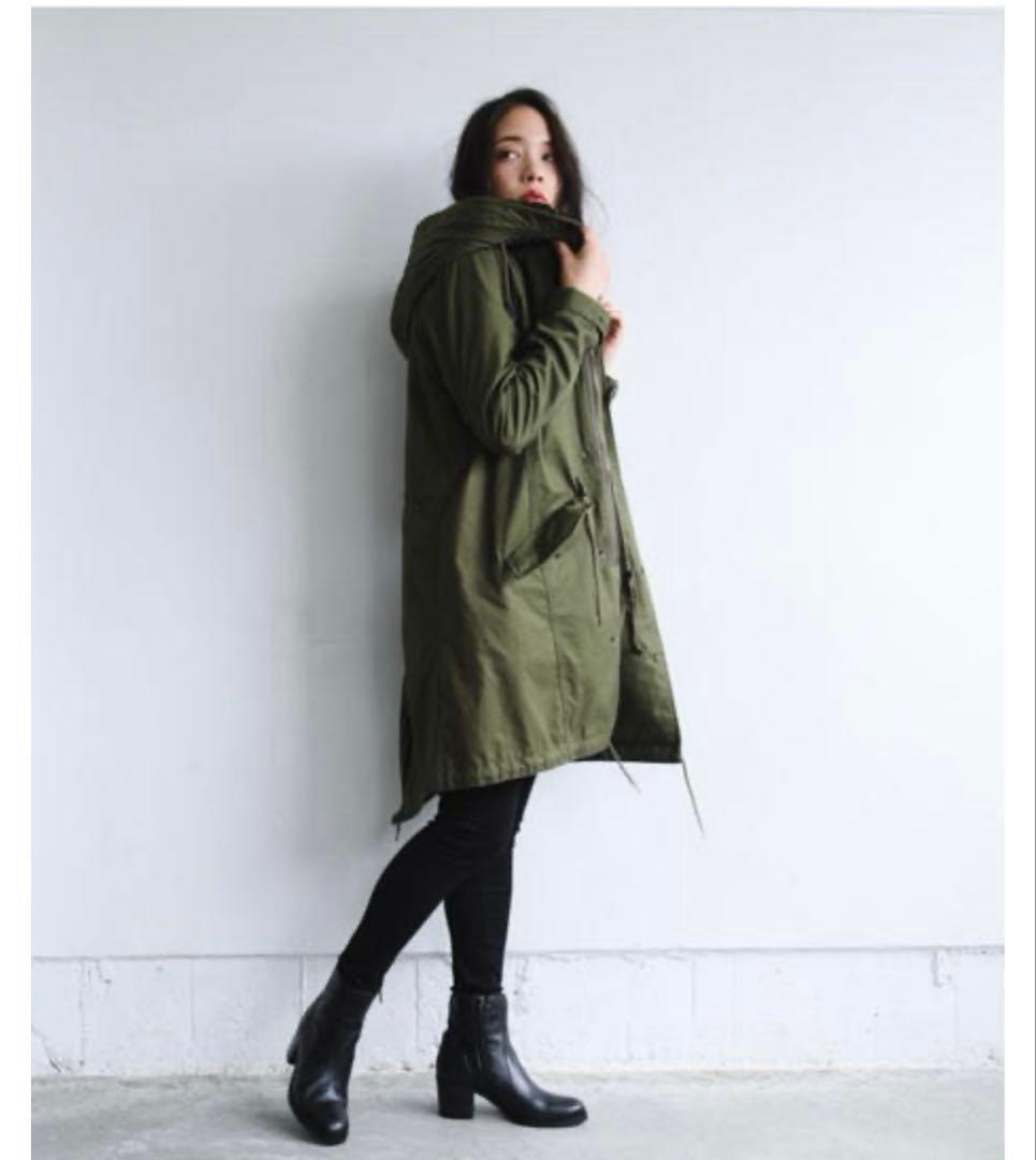 UNBLEACHED VENTILE モッズコート　フードボアベストライナー付き
