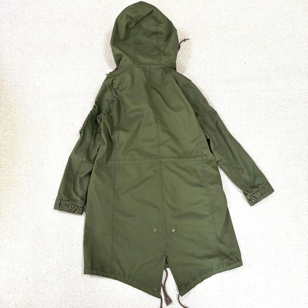 UNBLEACHED VENTILE モッズコート　フードボアベストライナー付き