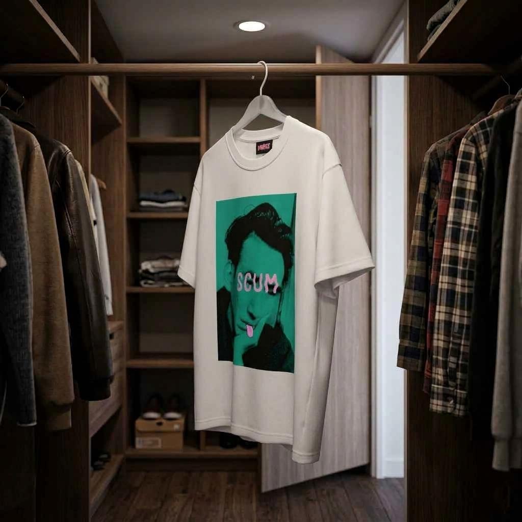 新品未使用　太宰治 SCUM ポップアート オーバーサイズ Tシャツ XL 白