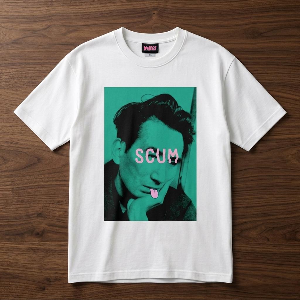 新品未使用　太宰治 SCUM ポップアート オーバーサイズ Tシャツ XL 白