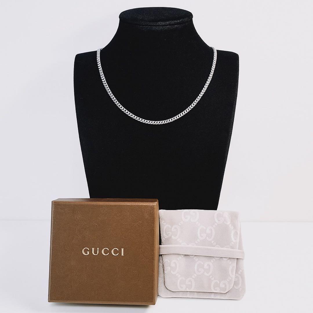 【超美品】GUCCI 喜平チェーン ネックレス 男女兼用　SV925