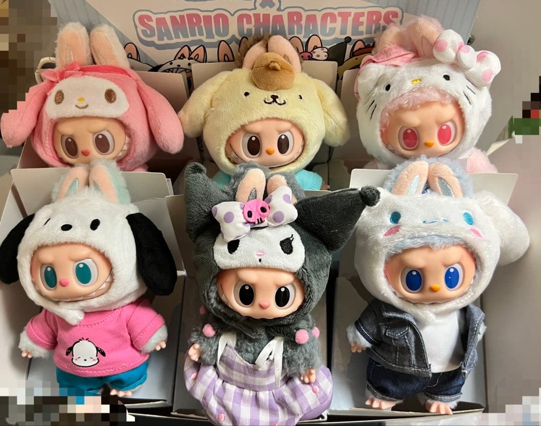 [激安]ラブブLABUBU×Sanrioサンリオ アソート