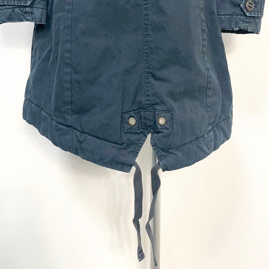 y2k❤️ 00s DIESEL ファー フード デカボタン モッズコート