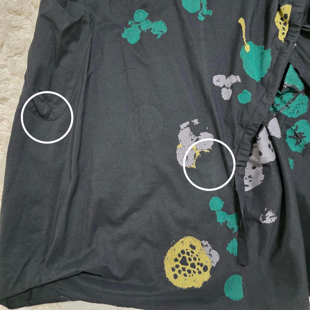 TOMO　美品 慈雨 ジウ アシンメトリー ノースリーブワンピース 40