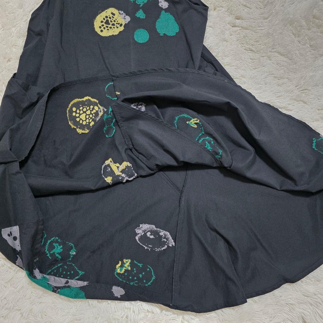 TOMO　美品 慈雨 ジウ アシンメトリー ノースリーブワンピース 40