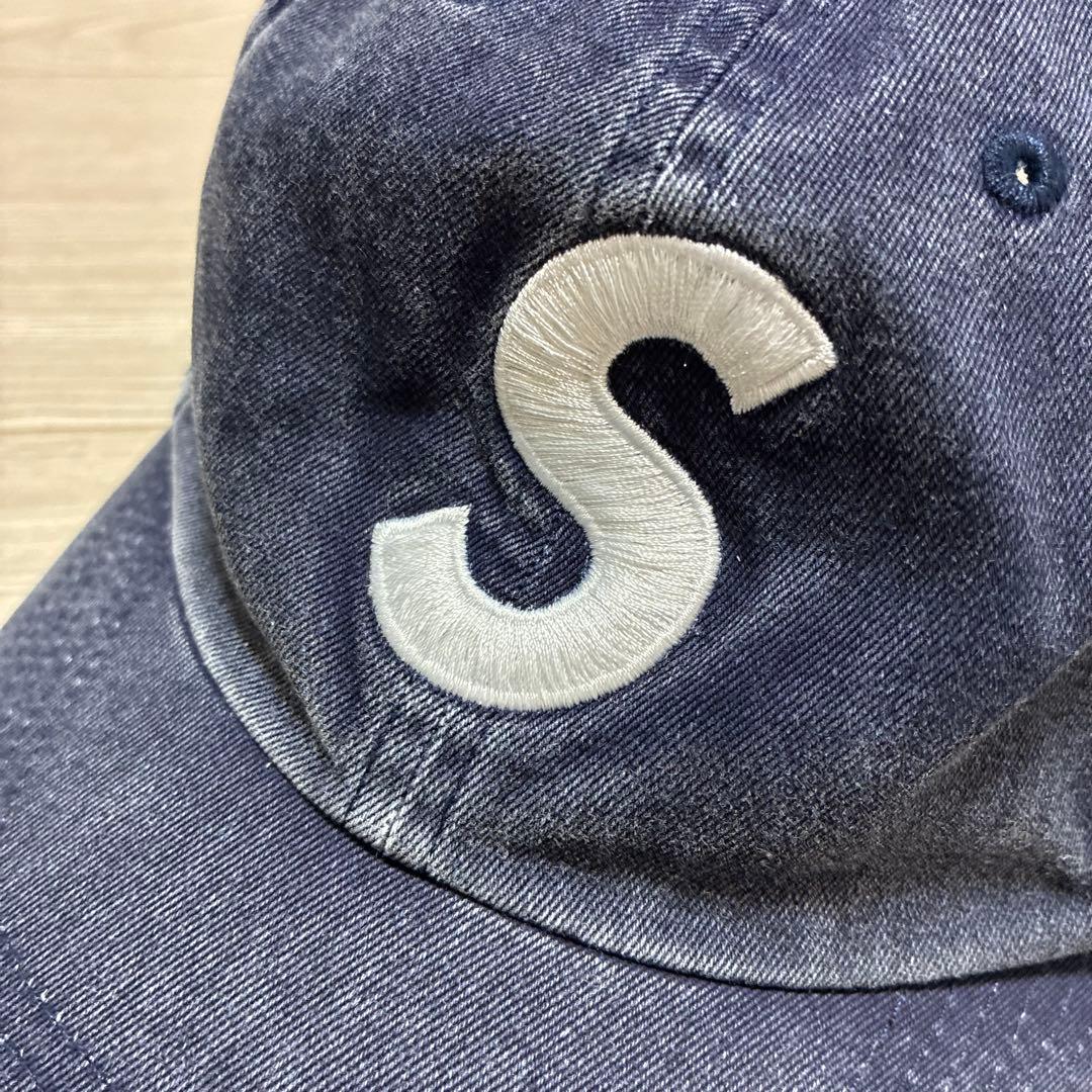 Supreme　Pigment　S Logo　6-Panel　\"Navy\"