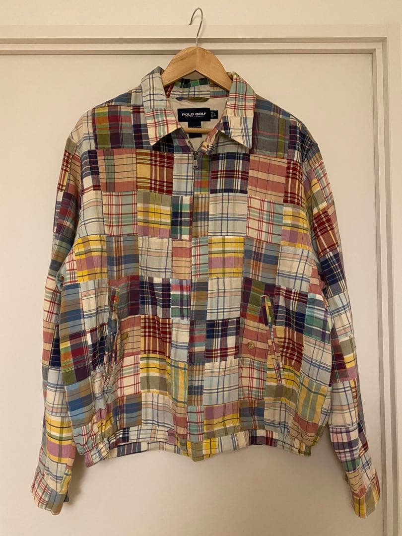 ポロゴルフ ラルフローレン パッチワークスイングトップ サイズL シャツ