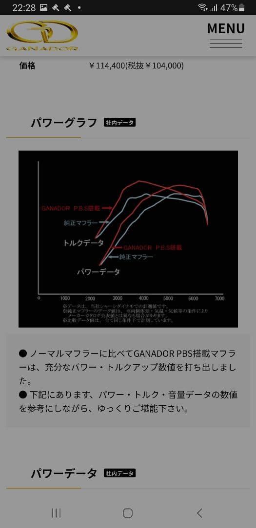 エクシーガ ガナドール コンバートルージュ 社外マフラー YA5 YA4