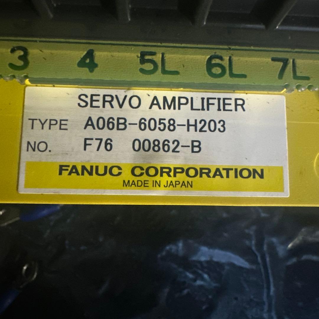 FANUC サーボアンプ A06B-6058-H203