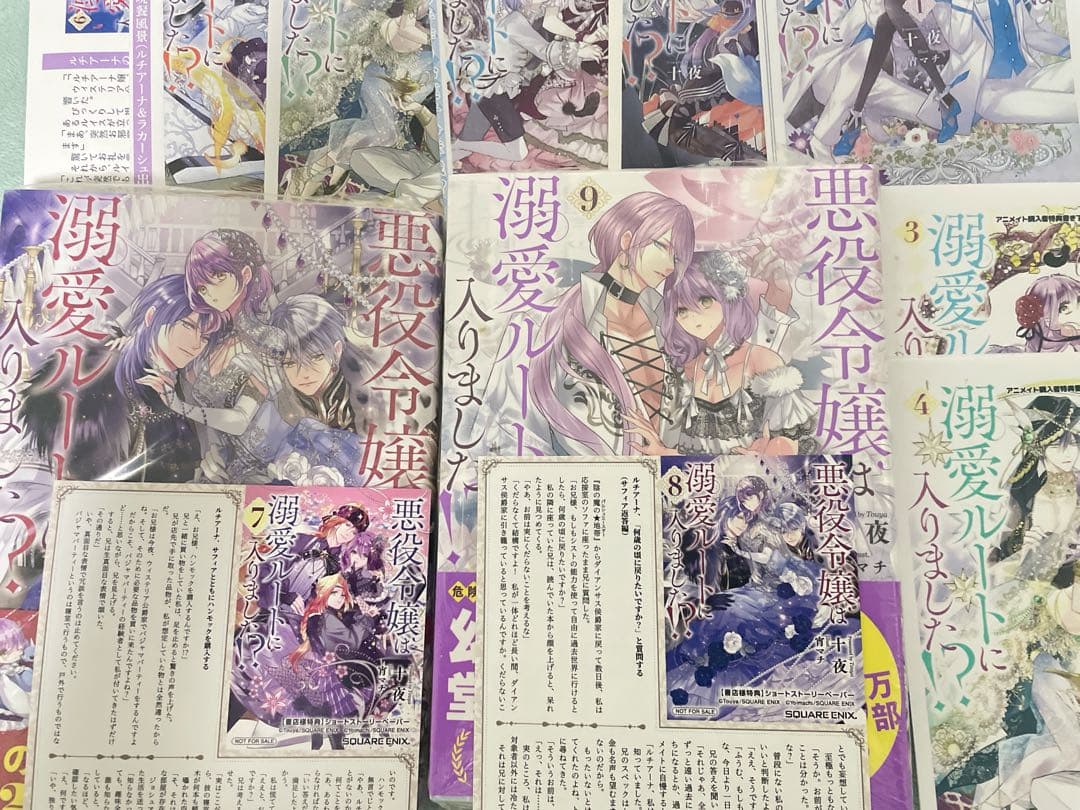 悪役令嬢は溺愛ルートに入りました!? 8巻 9巻 特典 SSペーパー