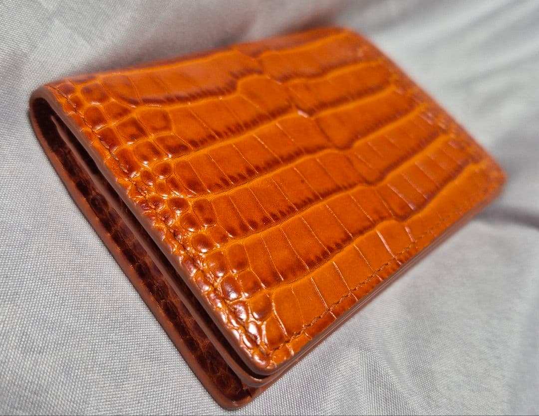 *英国王室御用達*SMYTHSON クロコダイルレザー 名刺入れ