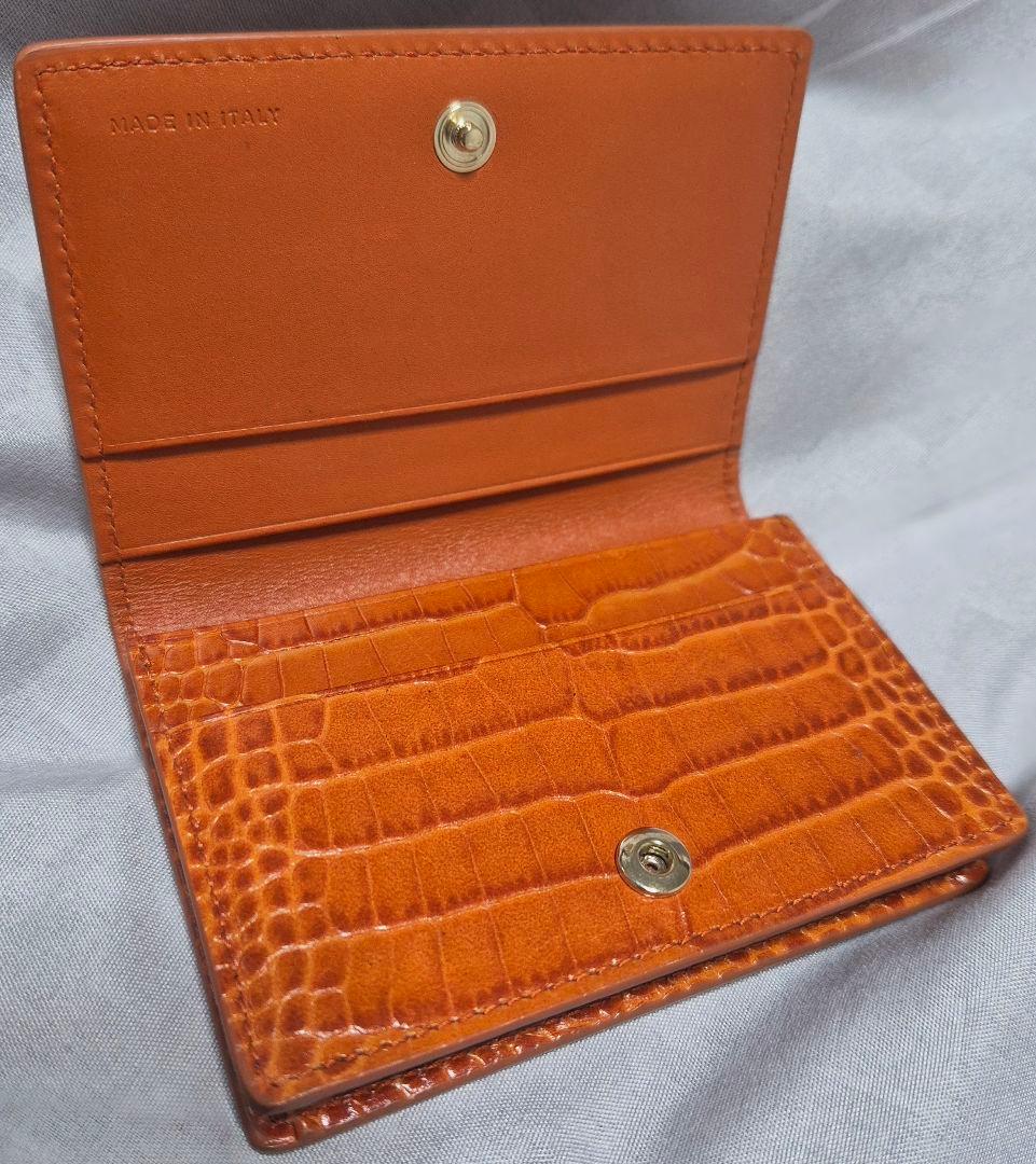 *英国王室御用達*SMYTHSON クロコダイルレザー 名刺入れ
