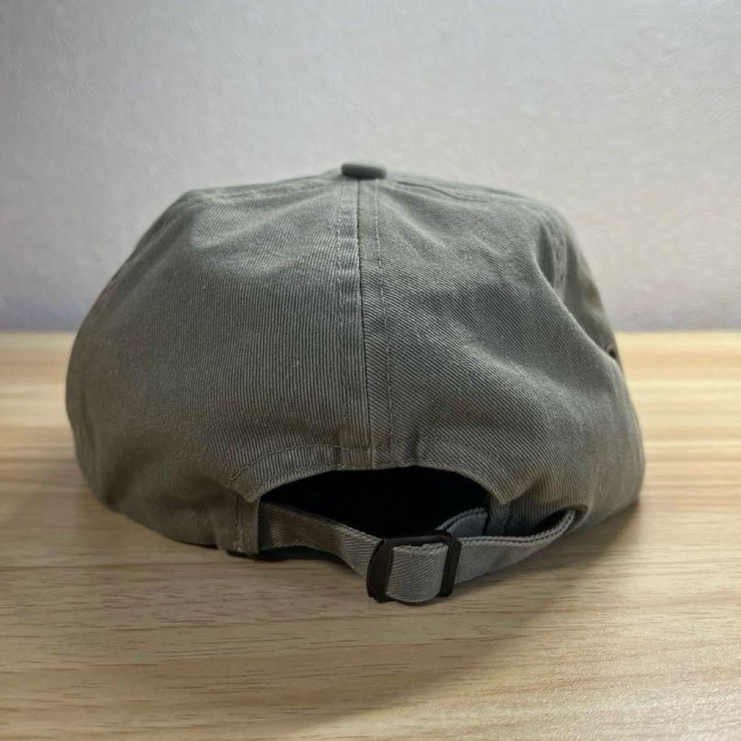 90s OLD STUSSY 6パネル キャップ カーキ コットン 紺タグ