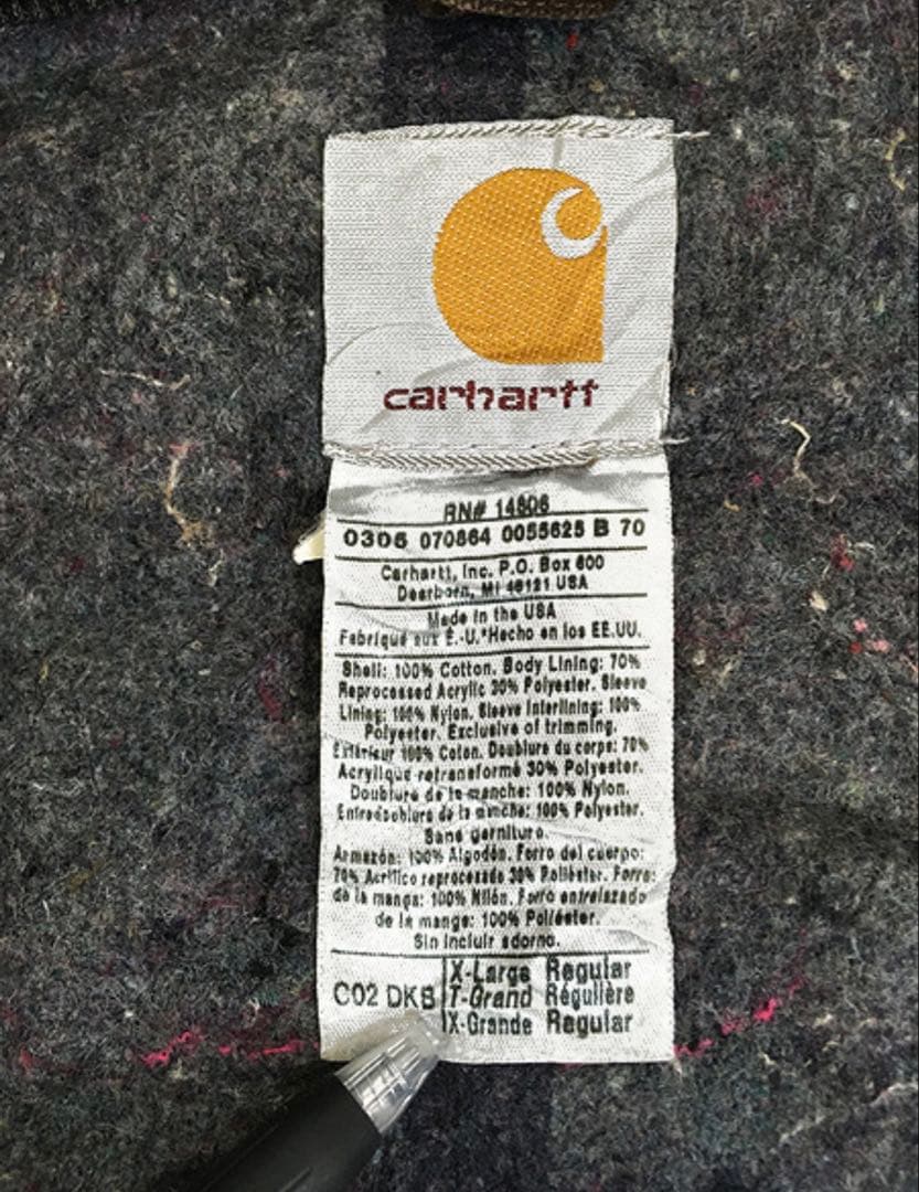 carhartt chore coat チョア カーハート USA製　ovy