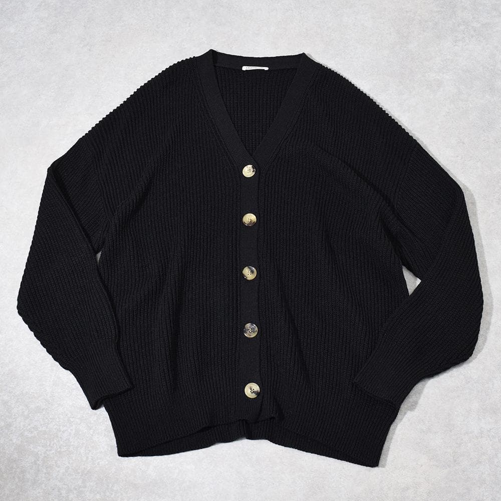 Deuxieme Classe Si/Co Relax Vネック カーディガン
