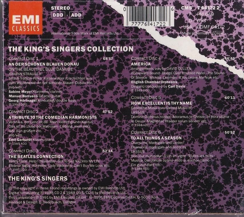 THE KING'S SINGERS Collection キングズ・シンガーズ