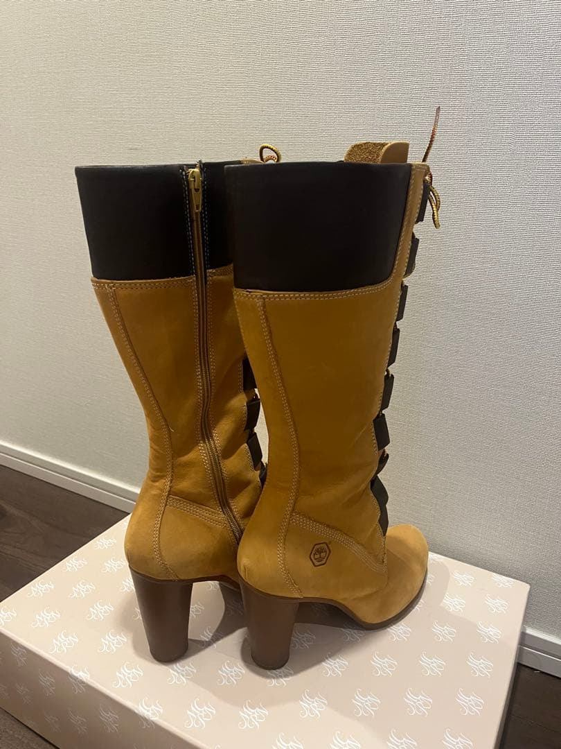 ティンバーランド Timberland ヒールロングブーツ6M