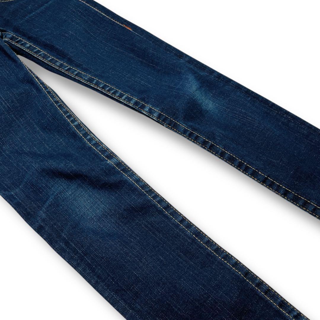 美品TRUE RELIGION JOEY ローライズブーツカット デニム 24