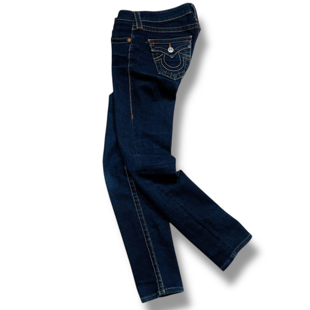 美品TRUE RELIGION JOEY ローライズブーツカット デニム 24