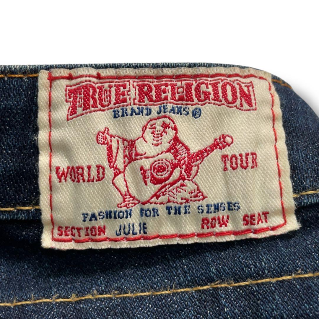 美品TRUE RELIGION JOEY ローライズブーツカット デニム 24