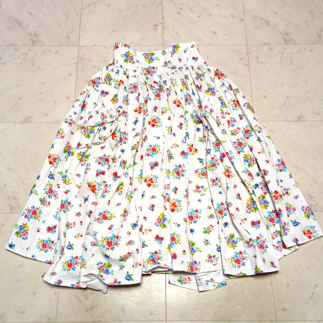 POPPY ポピー あさぎーにょ コルセットボリュームスカート 花柄 S