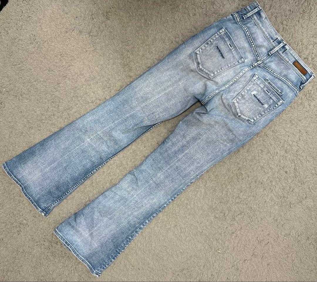 YANUK/ヤヌーク ブーツカットデニムパンツ サイズ25 サンプル