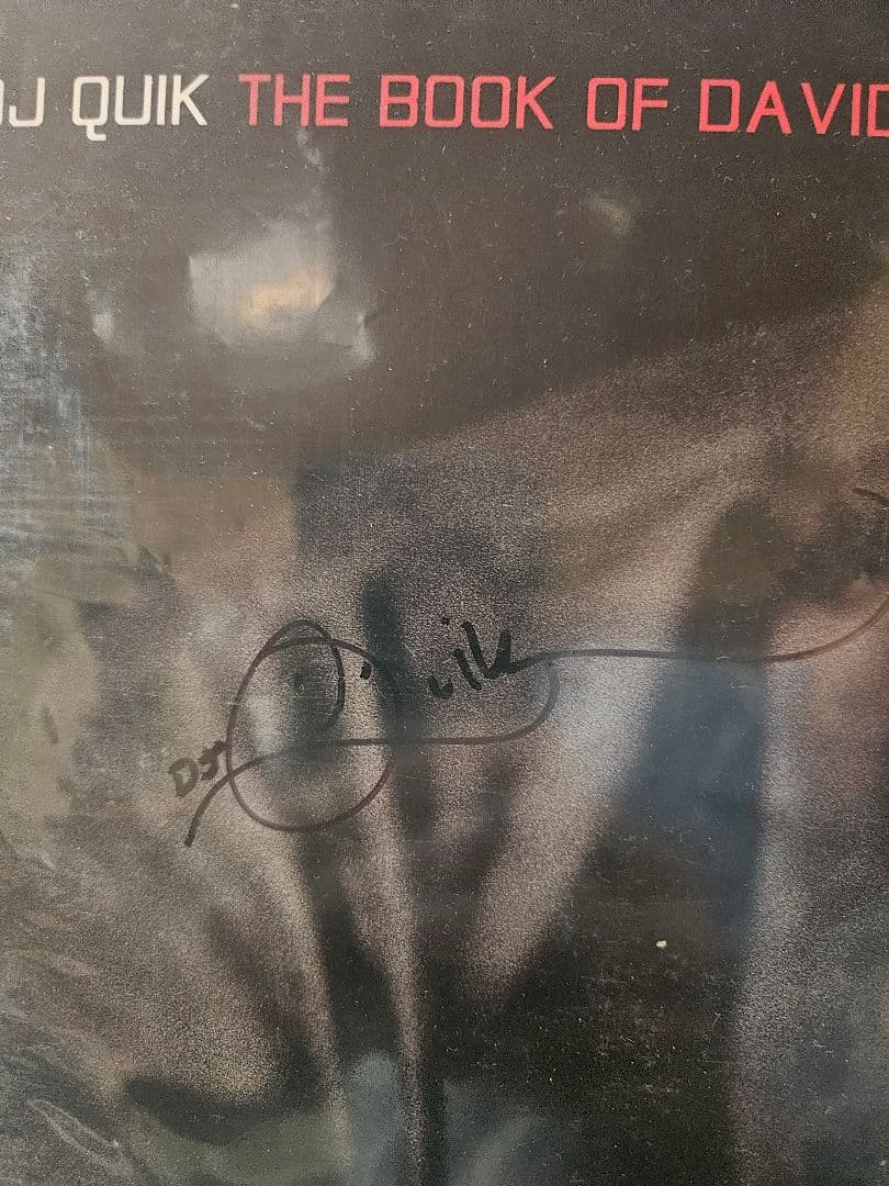 DJ Quik The Book of David サイン入り2LP