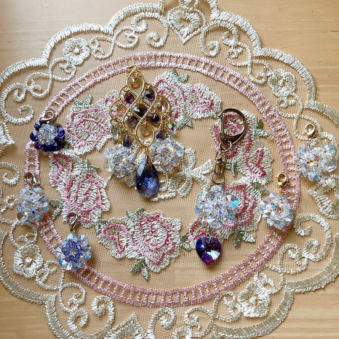 たえ☆様♡*.スワロフスキー♡サンキャッチャー♡チャーム♡
