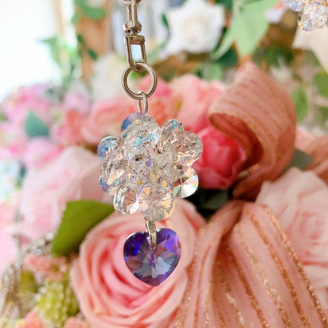 たえ☆様♡*.スワロフスキー♡サンキャッチャー♡チャーム♡