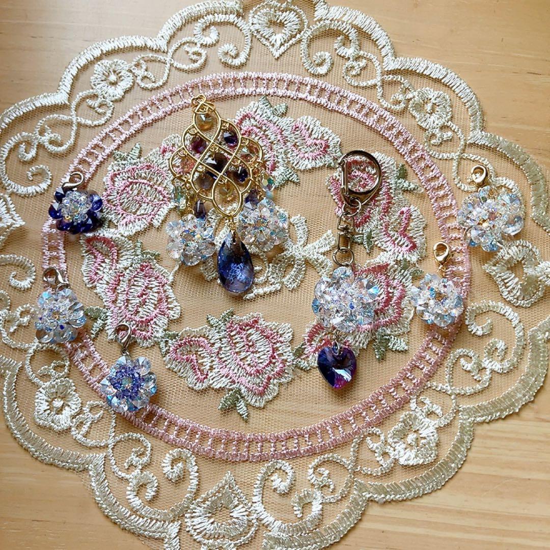 たえ☆様♡*.スワロフスキー♡サンキャッチャー♡チャーム♡