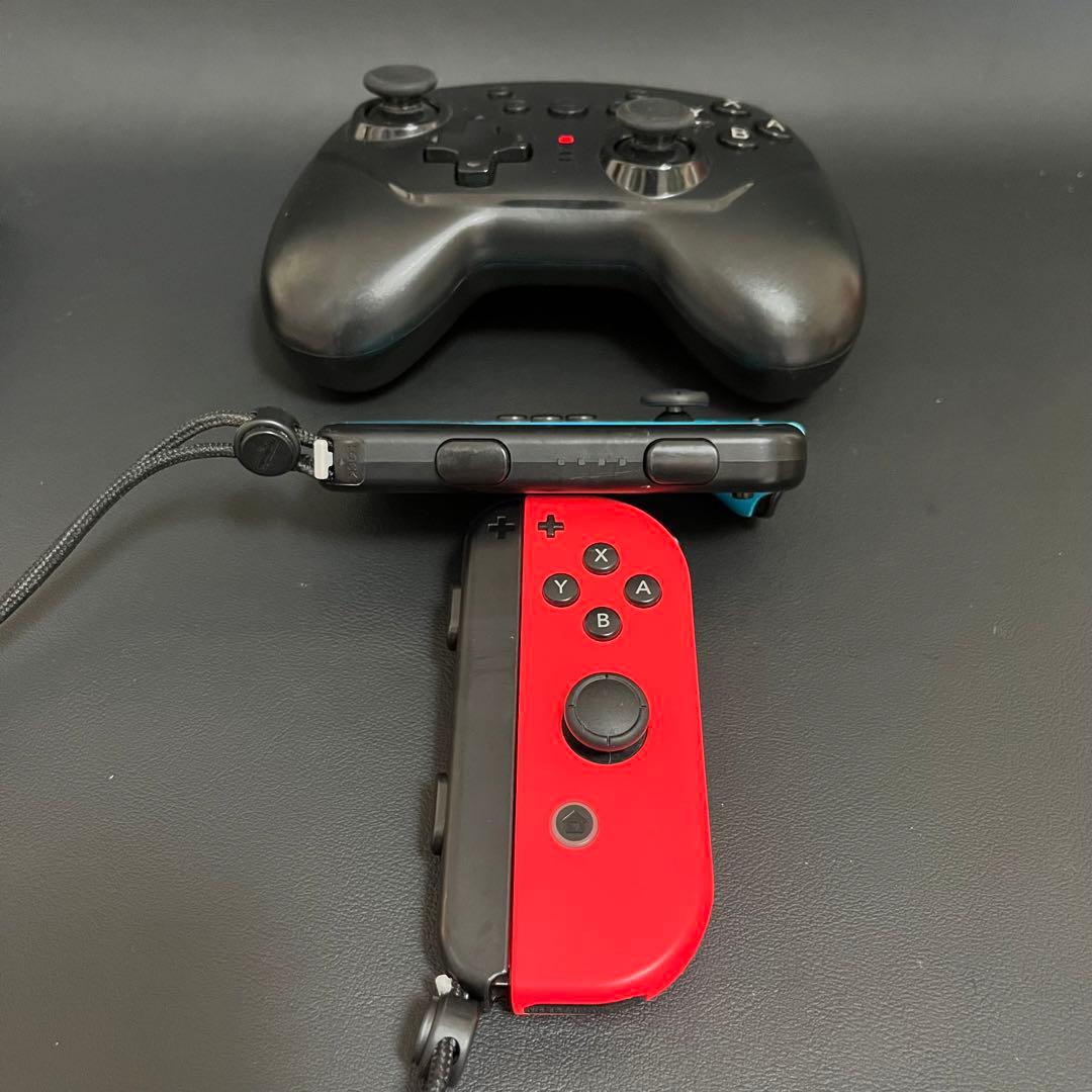 【新品スティック交換済/追加コントローラー付き/未対策機】Switch 赤青
