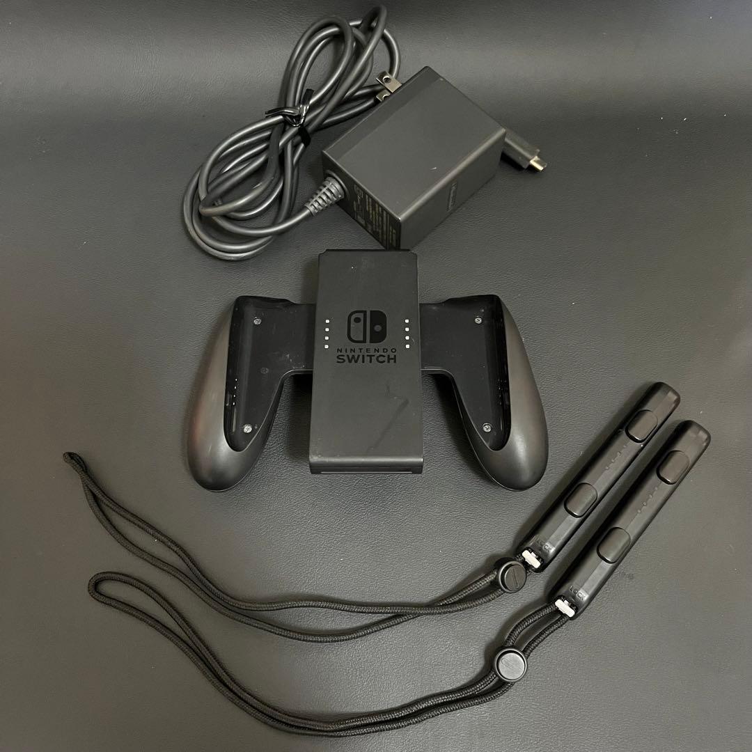 【新品スティック交換済/追加コントローラー付き/未対策機】Switch 赤青