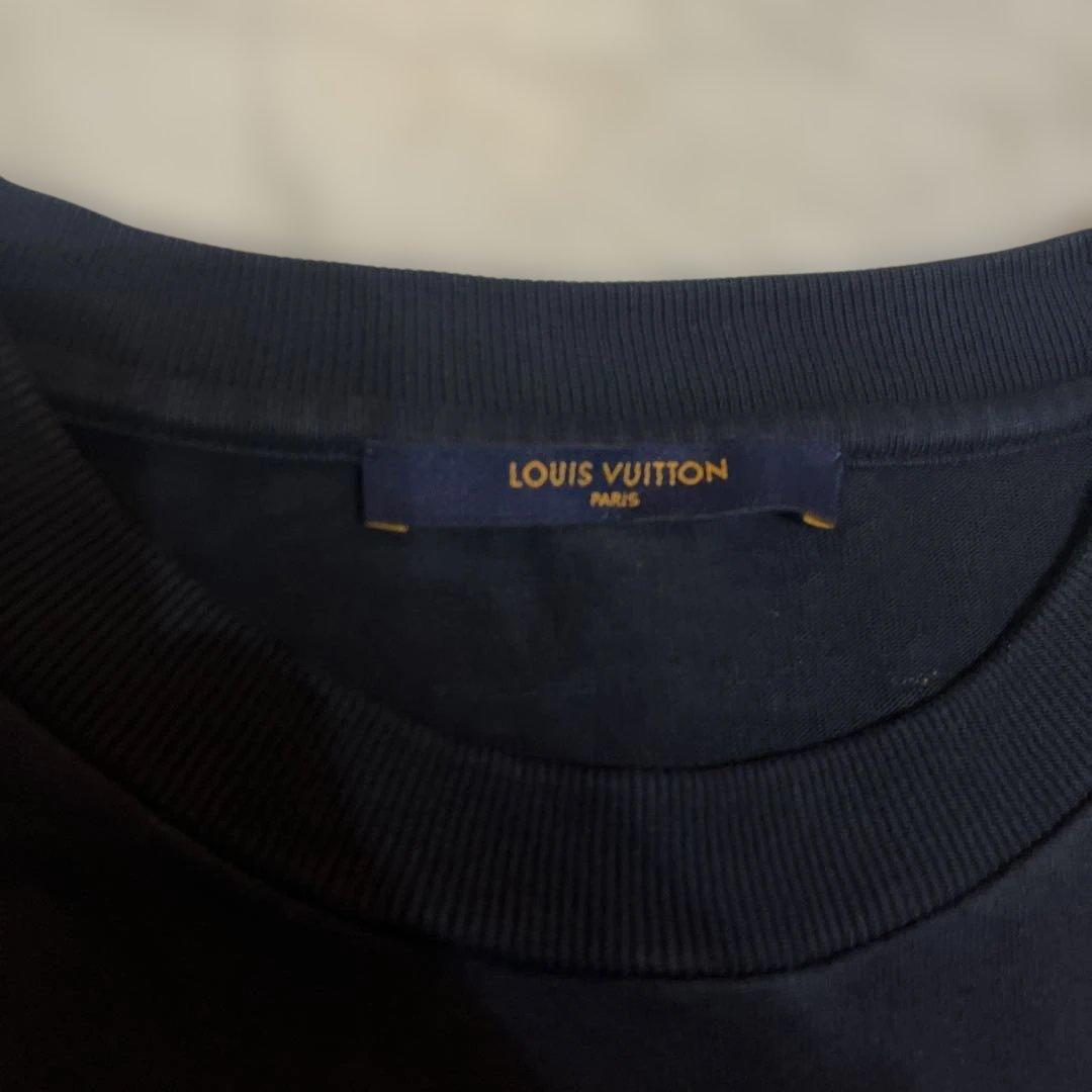 極美品23SSルイヴィトン M ステープルズエディションインサイドアウトTシャツ