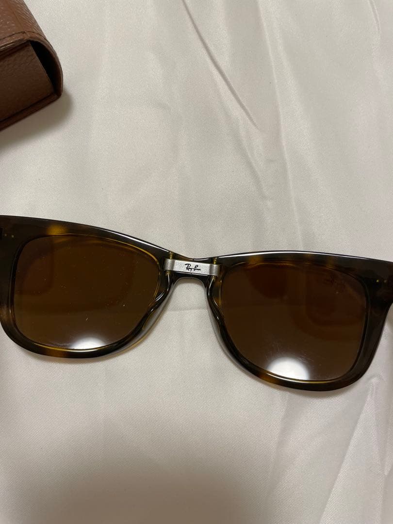レイバン　Ray-ban サングラス　折り畳み　ブラウン　べっ甲　4105