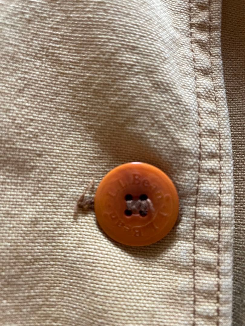 海外古着　ヴィンテージ　L.L.Bean ベージュカバーオール　アウター　コート