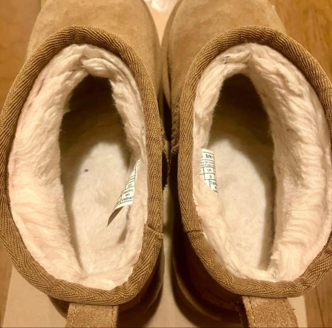 UGG Classic Ultra Mini Chestnut 23cm 厚底