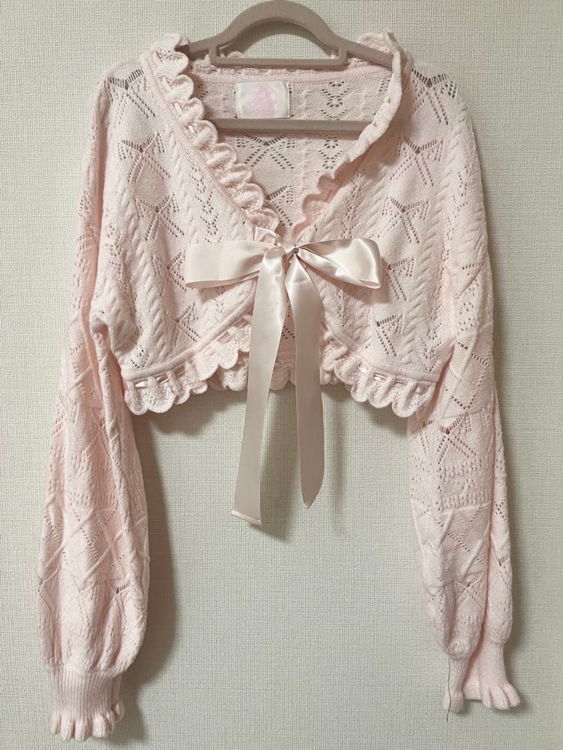 【本日限定価格】Fiorforte♡ニットボレロ