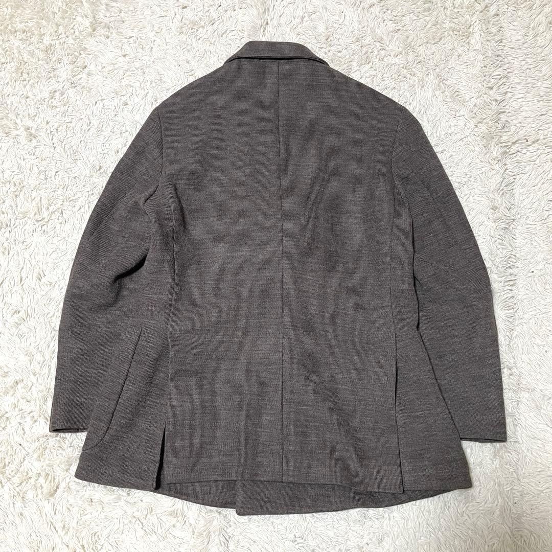 トゥモローランド ウールコットンダブルニットダブルブレステッドブレザー 金ボタン