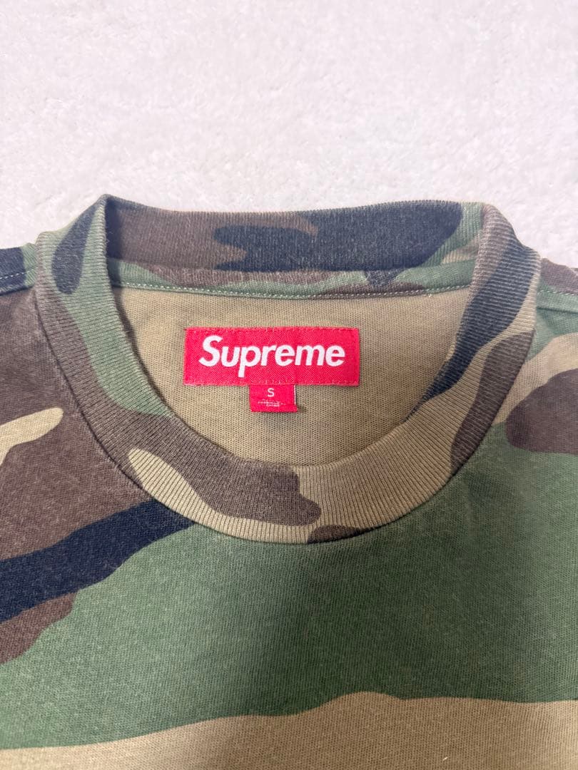 supreme tシャツ　迷彩柄