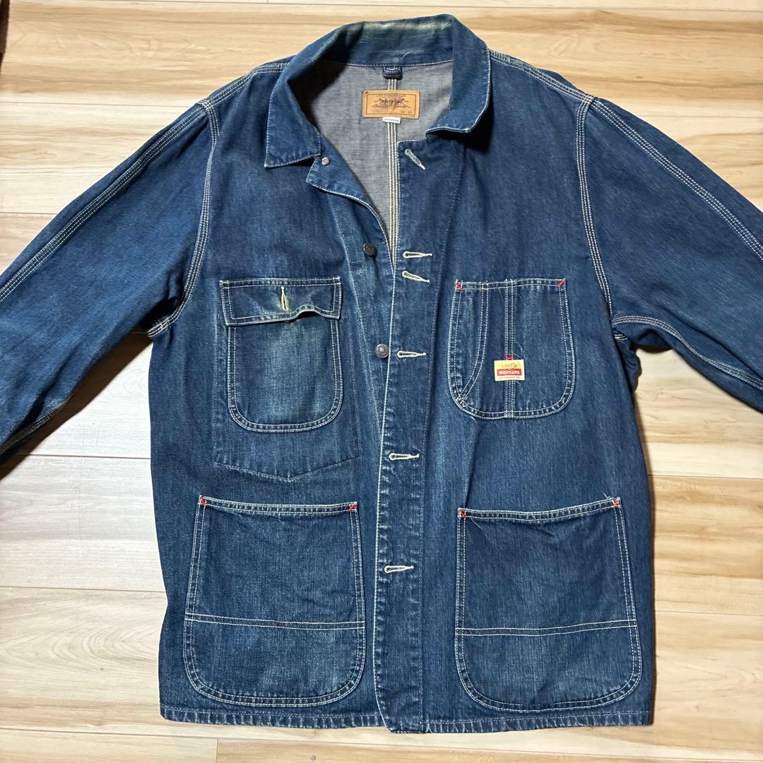 90s 香港製 Levi's WORKERS カバーオール 40