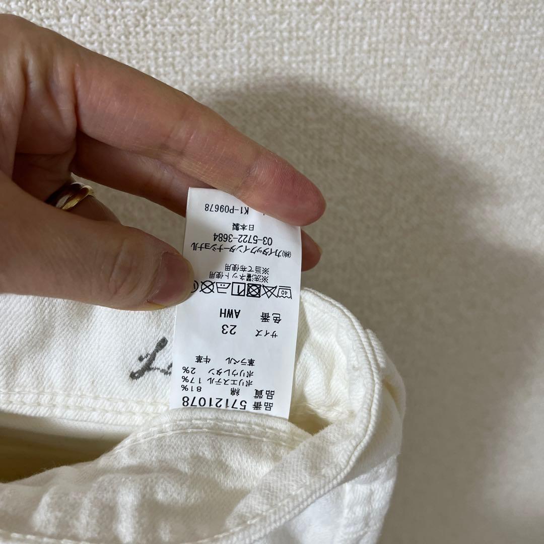 YANUK SpillProof加工 ワイドストレートデニムパンツ LILITH