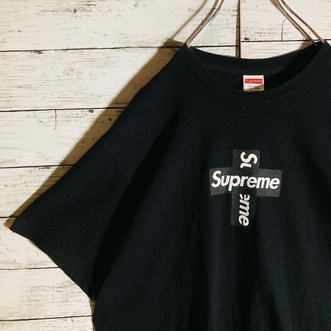 【即完売】シュプリーム☆クロスボックスロゴTシャツ　正規品鑑定済　オーバーサイズ