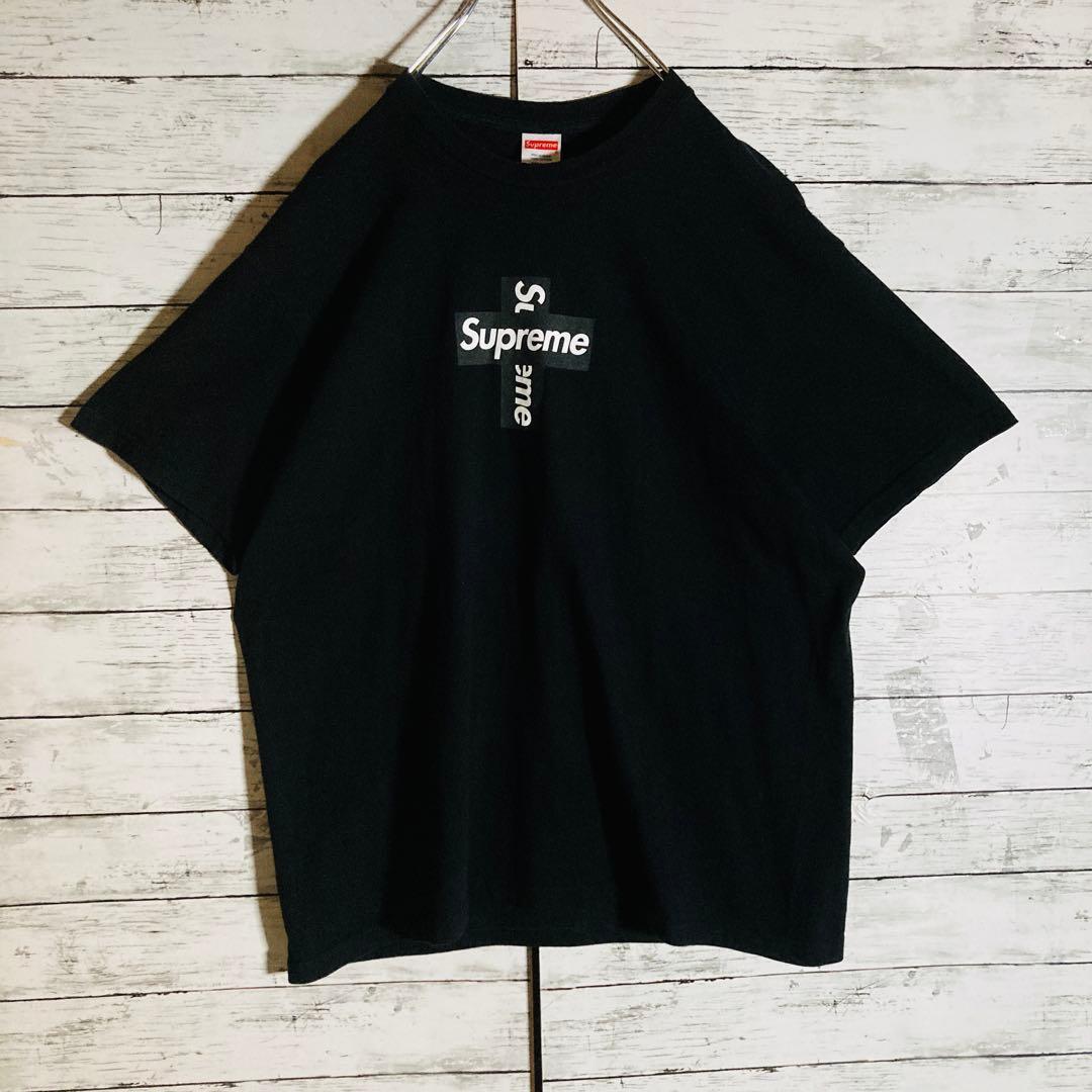 【即完売】シュプリーム☆クロスボックスロゴTシャツ　正規品鑑定済　オーバーサイズ
