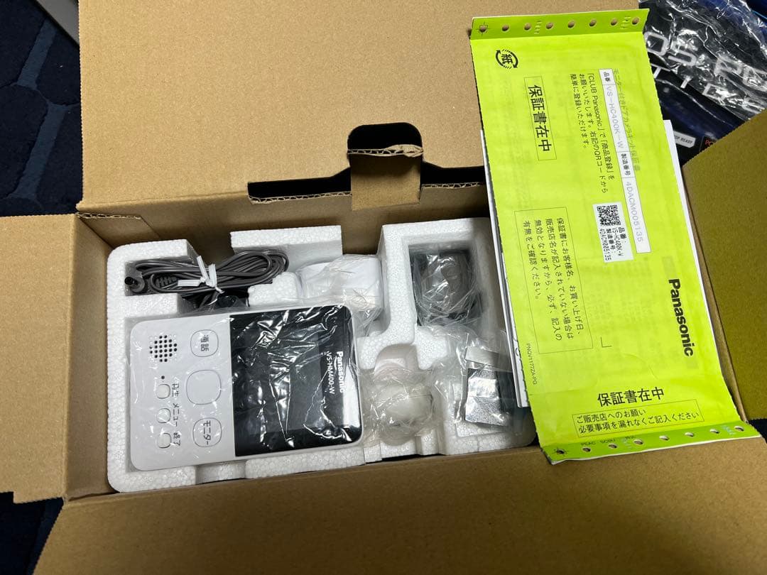 Panasonic VS-HC400K-W ホワイト ドアホン