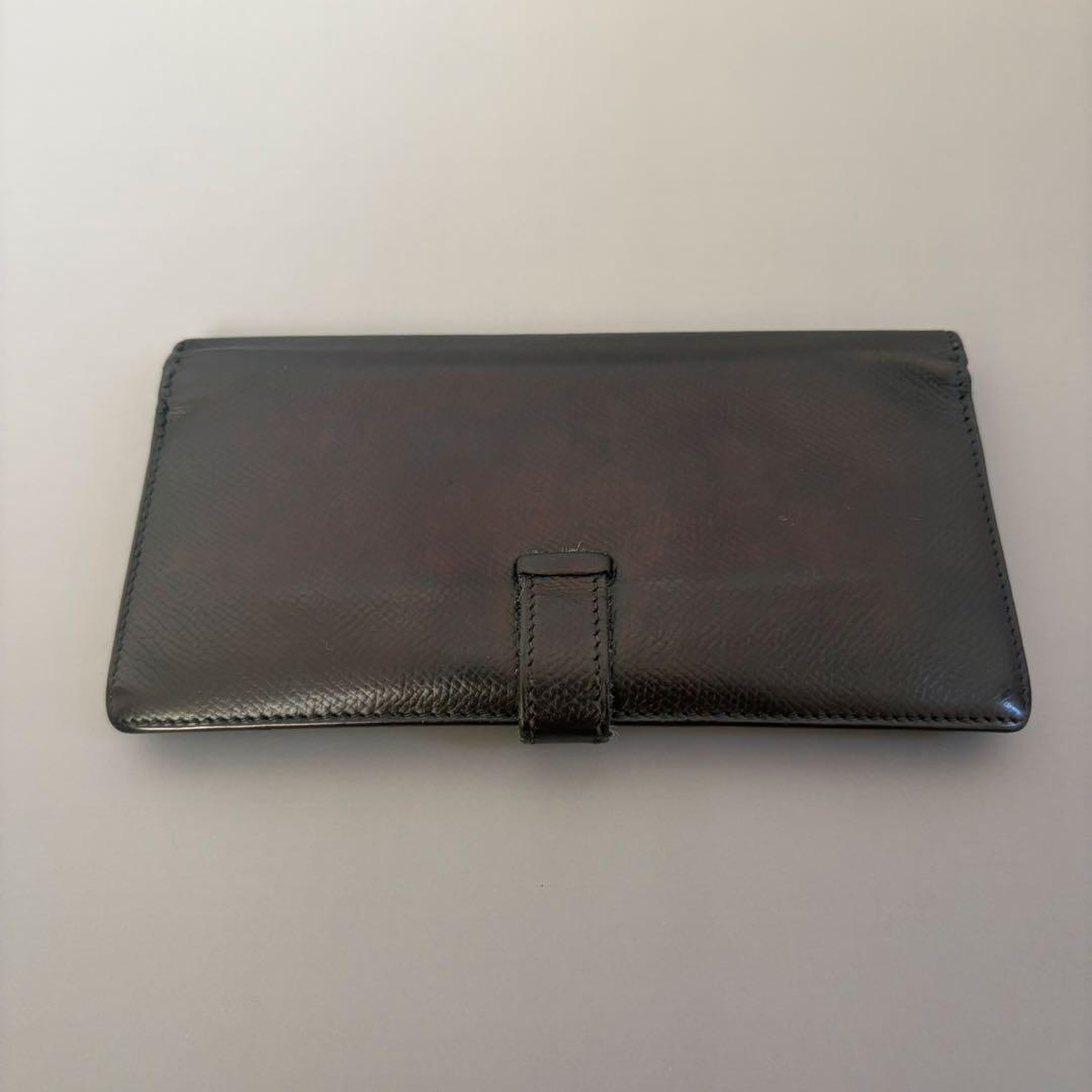 エルメス　ベアン　長財布　黒　HERMES　ブラック