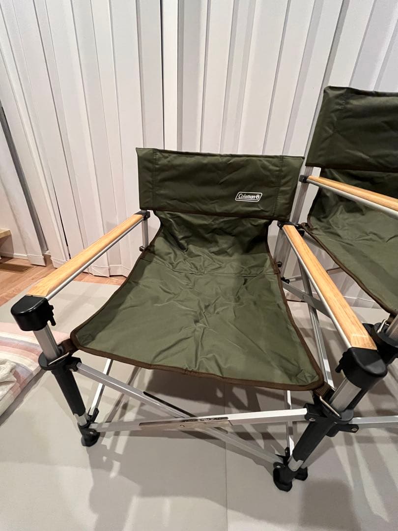 Coleman ツーウェイキャプテンチェア　2脚セット オリーブグリーン