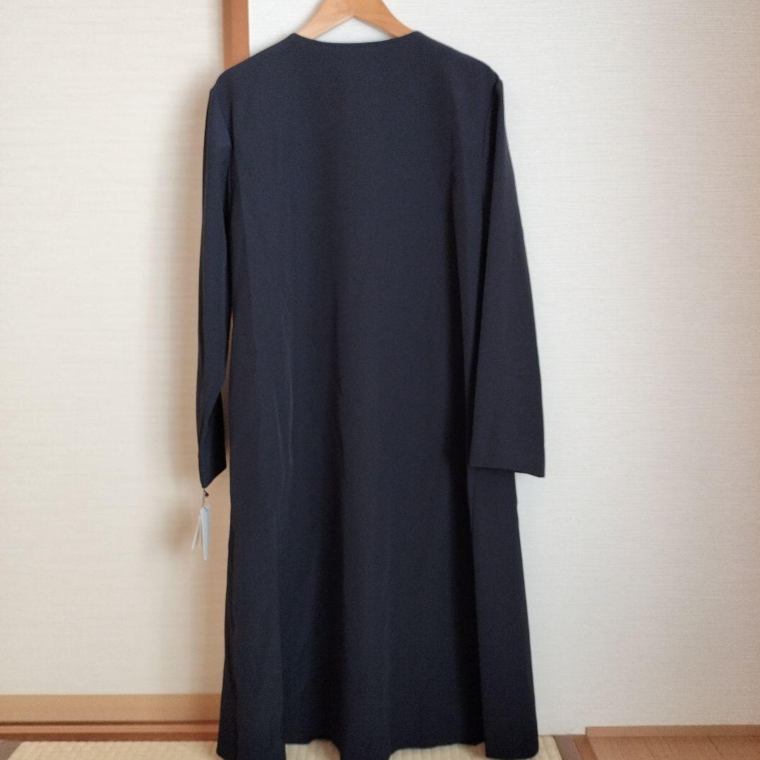 新品タグ付き　ヤマダヤ　コート　FENNEL フロントフリル　ネイビー