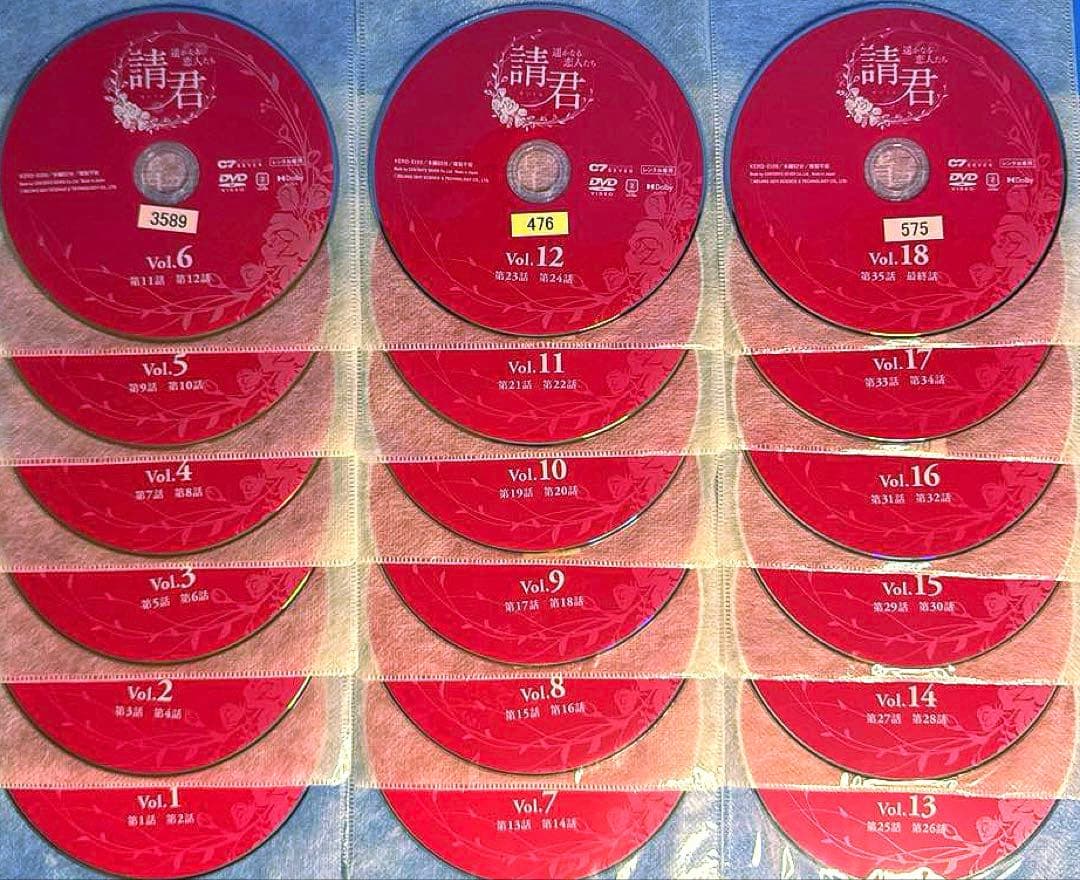 請君＜せいくん＞ ～遥かなる恋人たち～ DVD全18巻 アレン・レン／リー・チン