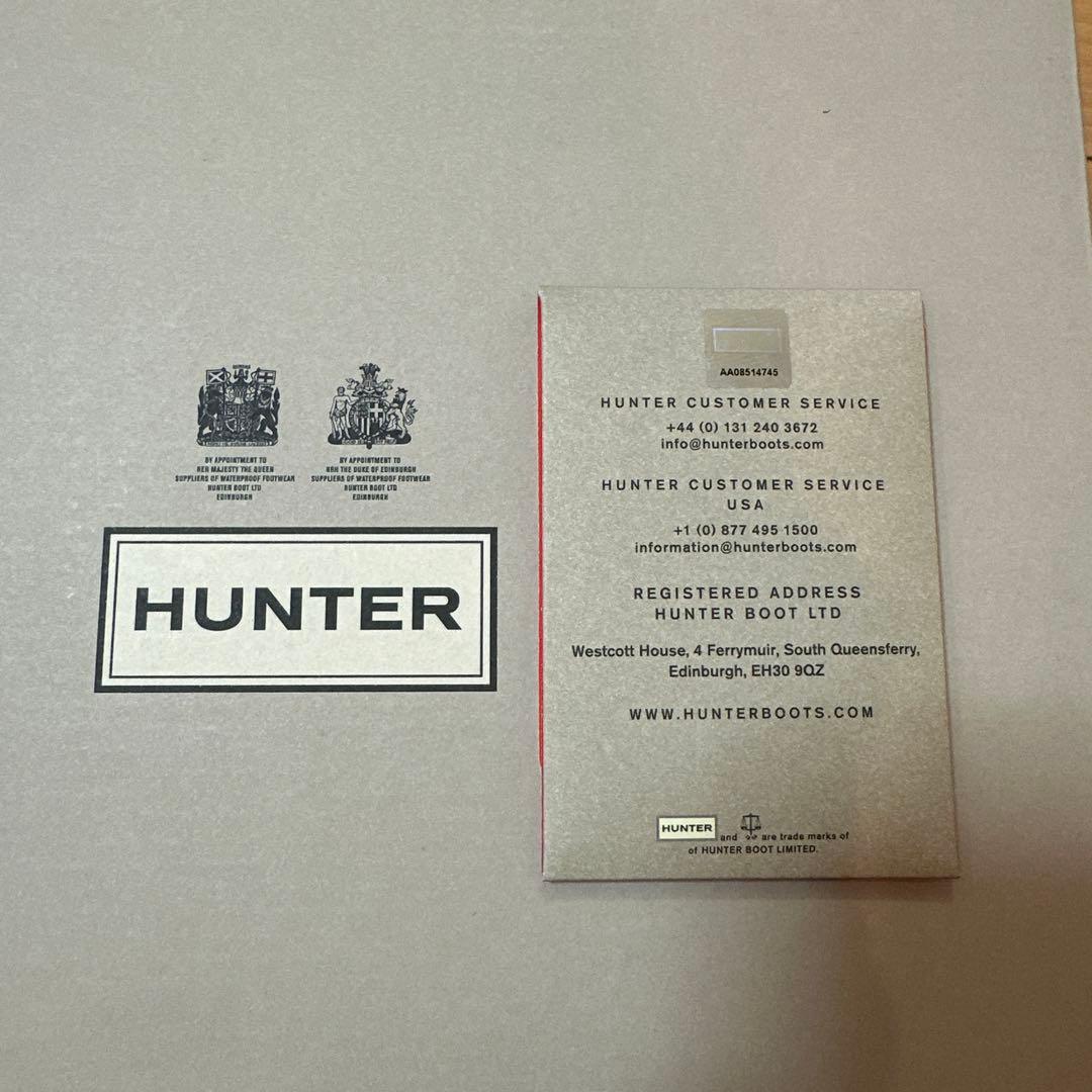 新品　HUNTERハンター　ショートレインブーツ　22cm販売価格18,700円